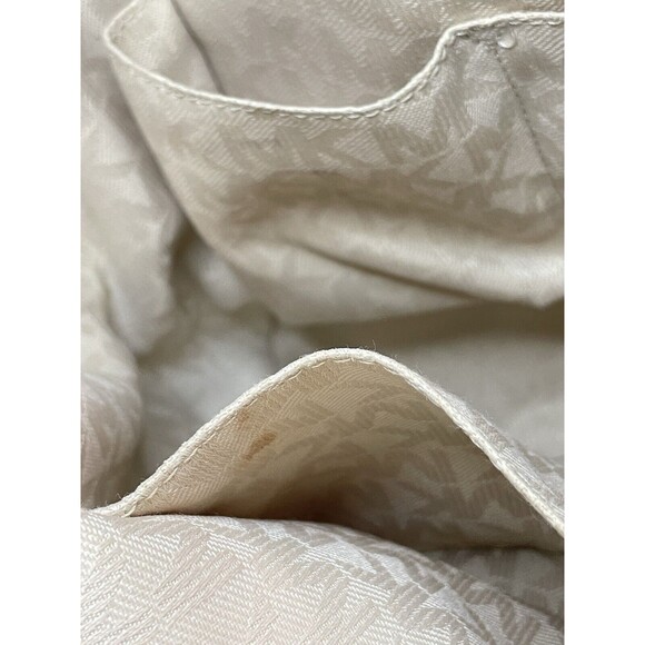 Michael Kors Navy Fulton Textured Canvas and Leather Trim Medium Tote - Picture 11 of 11